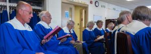 Church Choir at practice