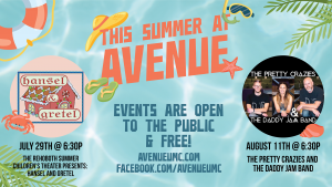 Graphic for Summer at the Avenue event
