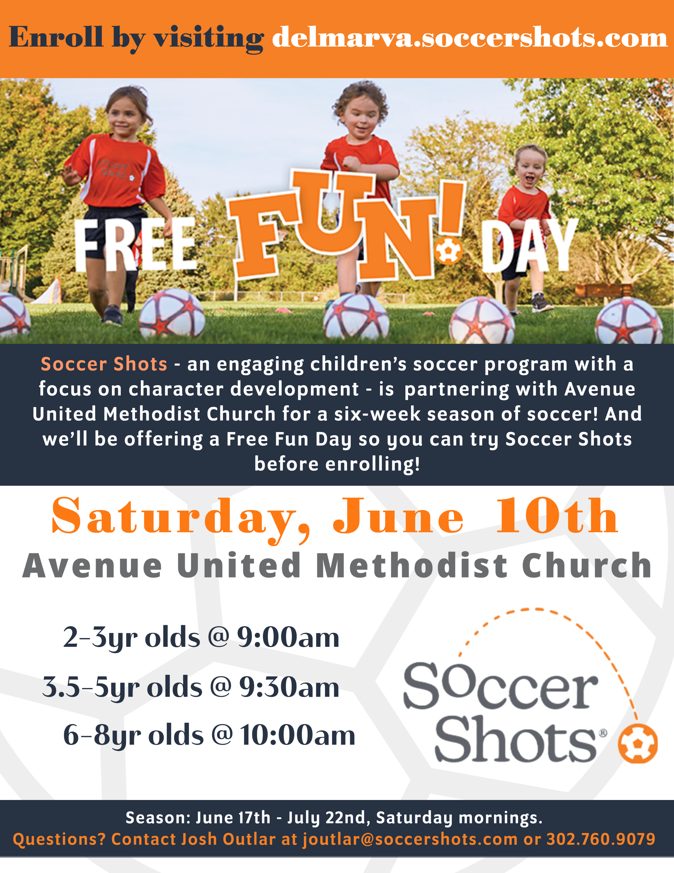 Flyer for free fun day